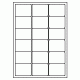 535 - Label Size 63.5mm x 46.6mm - 18 labels per sheet